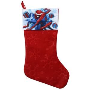Marvels Spider-Man Left Arm Front Red Felt Christmas Stocking on 16" by RUZ